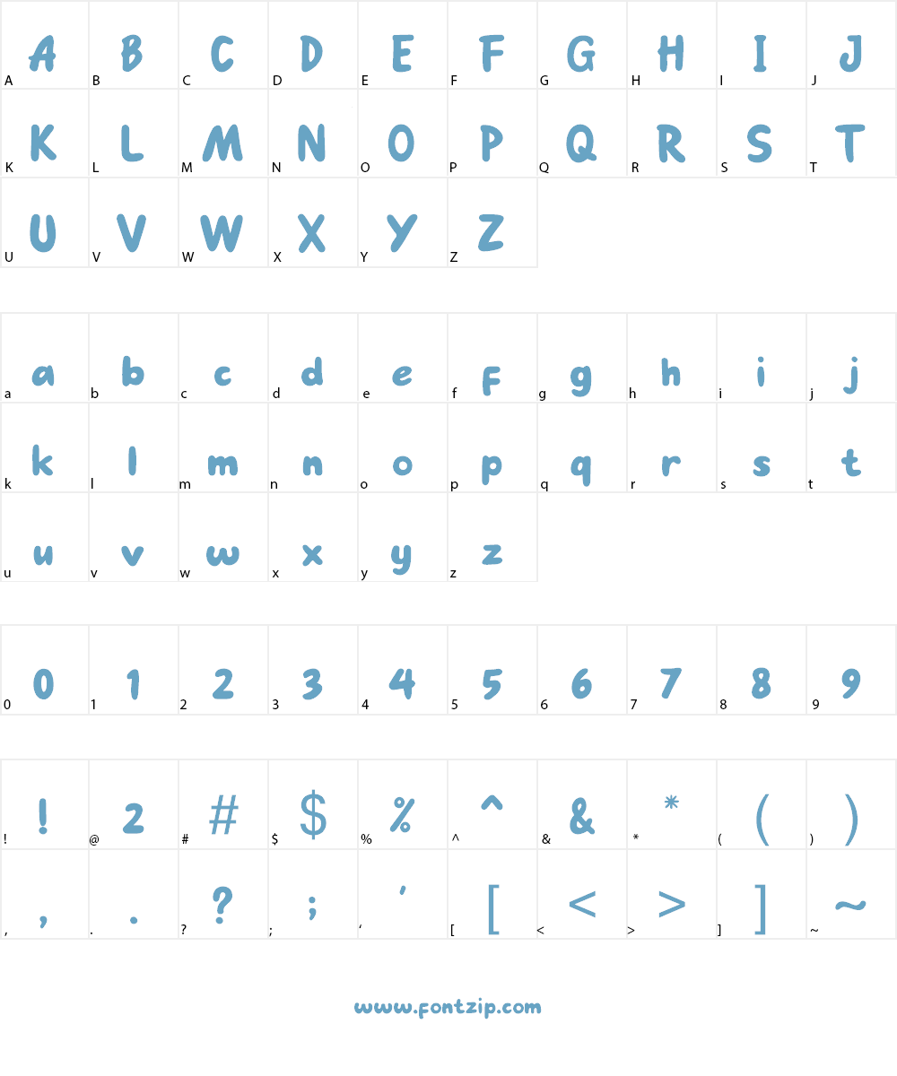 Go Mocha Font Character